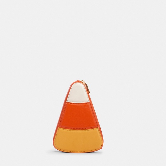 Coach Halloween Candy Corn Coin Case NWT - Picture 1 of 2